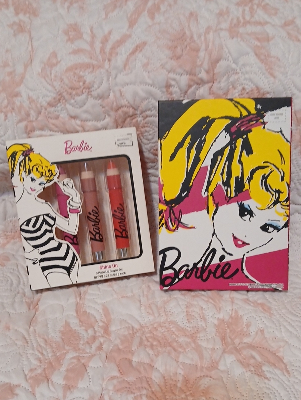 Barbie Lip Crayon Set in Pink, Red and Nude